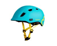 LITTLE PEA_Hamax Κράνος Ποδηλάτου Thundercap, Turquoise:Yellow 47-52cm 2
